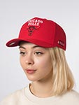 Бейсболка MITCHELL NESS арт. HP13208-CBURDRD Chicago Bulls NBA (красный)